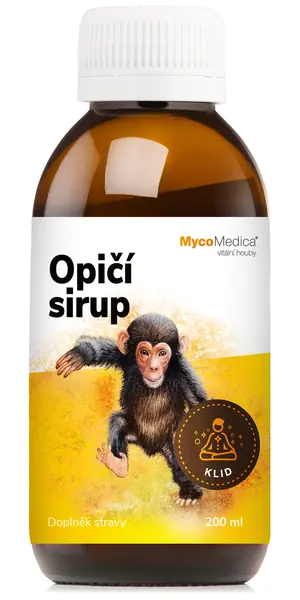 MycoMedica Opičí sirup 200 ml + tetovačka pro děti
