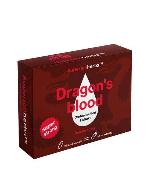 Superionherbs Dračí krev – Dragons Blood – Extrakt 60 kapslí